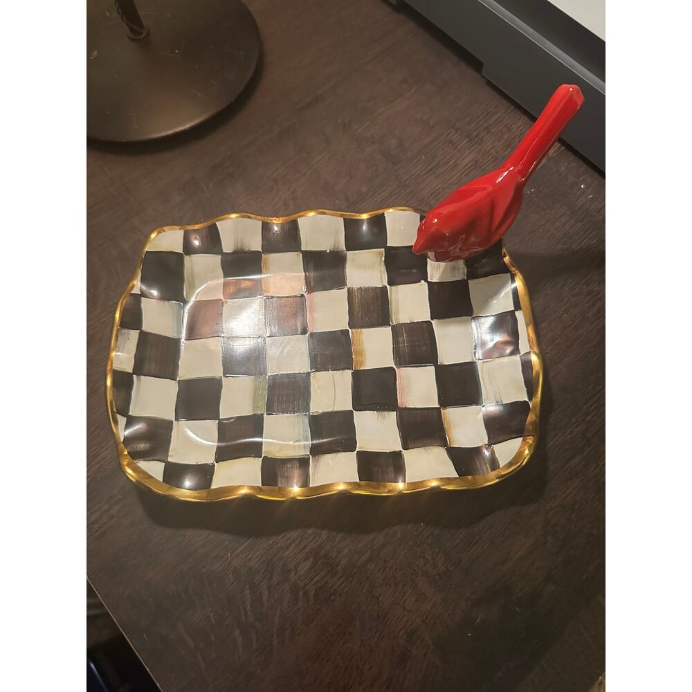 MACKENZIE-CHILDS CARDINAL VANITY TRAY